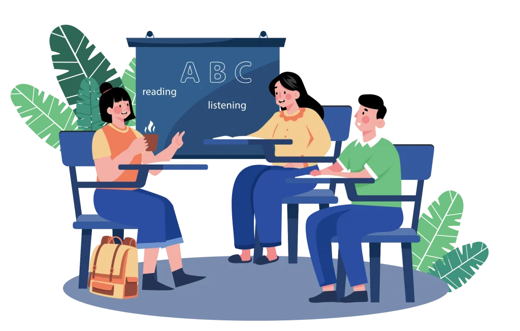 keseruan Belajar di kelas general english