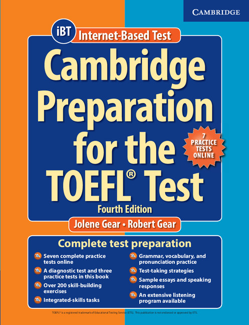 Cambridge Preparation for the TOEFL - Rekomendasi buku persiapan TOEFL iBT terbaik
