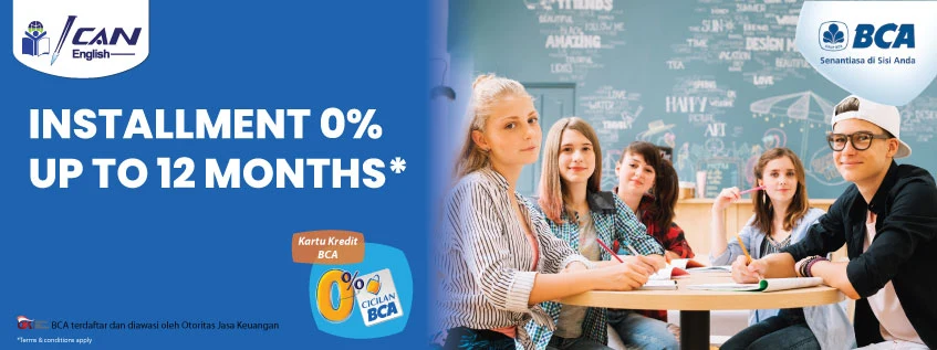 program cicilan 0% BCA ican english