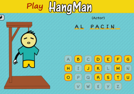 Hangman - permainan kosakata bahasa inggris