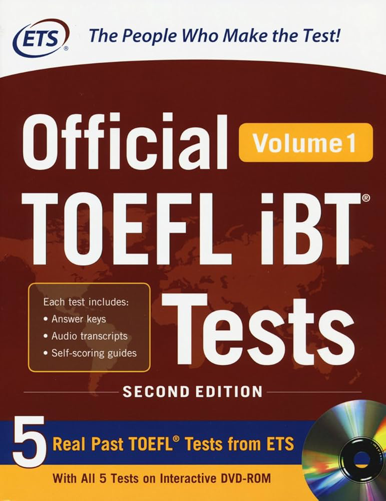 Official TOEFL iBT Tests Volumes 1 & 2 (ETS) - Rekomendasi buku persiapan TOEFL iBT terbaik