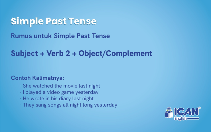 Simple Past Tense - rumus grammar bahasa inggris
