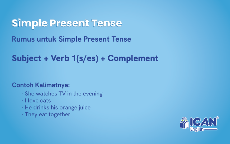 Simple Present Tense - rumus grammar bahasa inggris
