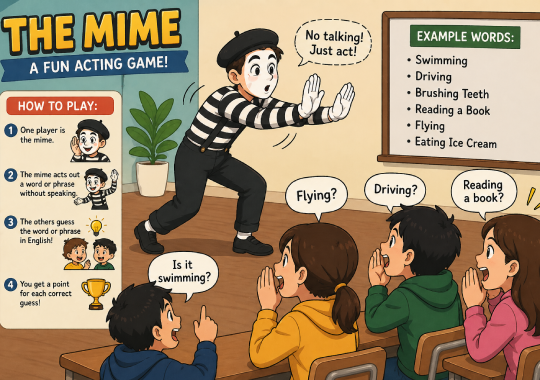 The Mime - jenis permainan dalam bahasa inggris