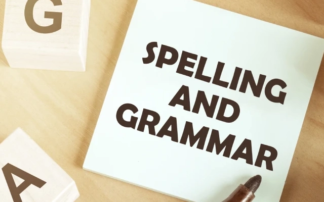 kegunaan spelling dan grammar