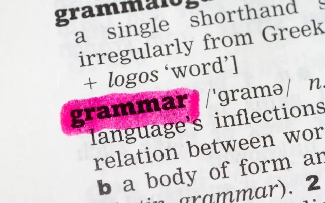 penggunaan grammar yang benar